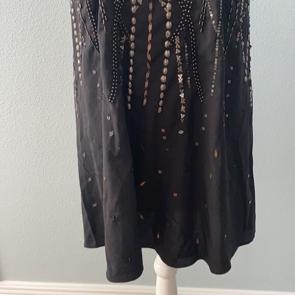 NWT Free People Ella Embellished Slip Mini Dress M - Picture 9 of 15